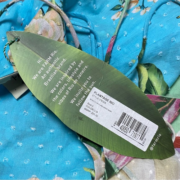 FARM Rio Skirt Women’s Size Small Multi color floral print Wrap Midi Skirt NWT - Picture 9 of 12